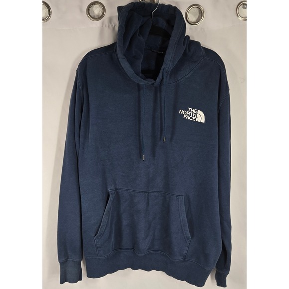 The North Face Hoodie Pullover Sweatshirt Big Logo Graphic Mens XL Never‎ Stop - Picture 1 of 10